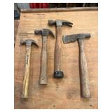 Four Wooden Handle Tools
