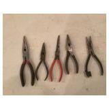 Long and Needle Nose Pliers