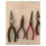 Long and Needle Nose Pliers