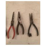 Long and Needle Nose Pliers