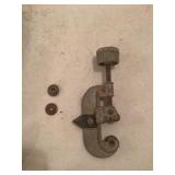Two Metal Pipe Cutters With Cutters
