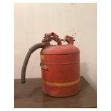 Assorted Fuel and Oil Cans