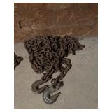 Heavy Duty Steel Chains with Hooks