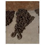 Heavy Duty Steel Chains with Hooks