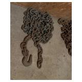 Three Heavy Duty Steel Chains
