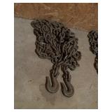 Three Heavy Duty Steel Chains