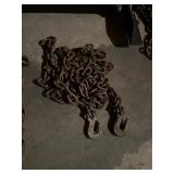 Three Heavy Duty Steel Chains with Hooks