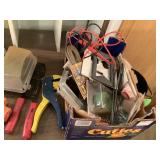 Electrical Miscellaneous Lot With Tools and Components