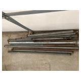 Steel Pipes, Longest 53 Inches, Shortest 24 Inches