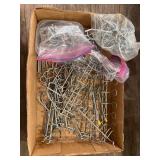 Metal Pegboard Hooks in Bulk Lot