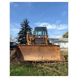 Case 580D Construction King Backhoe Loader with Enclosed Cab