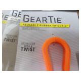 7 Gear Tie Reusable Rubber Twist Ti...