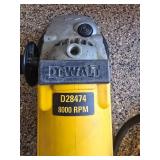 Dewalt 7 Inch Angle Grinder with misc. Grinding Discs