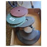 Dewalt 7 Inch Angle Grinder with misc. Grinding Discs