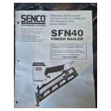Senco 15 Gauge Finish Nailer with Storage Case