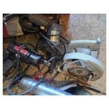 Misc. Lot of Electrical Power Tools, Drills, Skil Saw and Milwaukee Sawzall