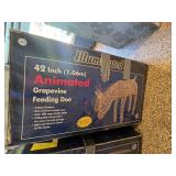 (2) Outdoor Christmas Lighted Reindeer