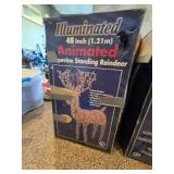 (2) Outdoor Christmas Lighted Reindeer