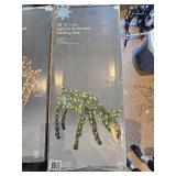 (2) Outdoor Christmas Lighted Reindeer