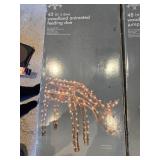 (2) Outdoor Christmas Lighted Reindeer