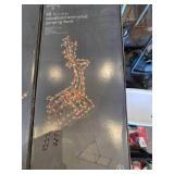 (2) Outdoor Christmas Lighted Reindeer