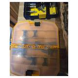 Box of Misc. Wrenches, Sockets Ratchets and lots of Misc. Bits