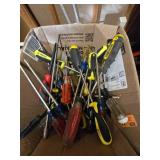 Box of Lots of Misc. Screwdrivers