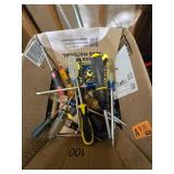 Box of Lots of Misc. Screwdrivers