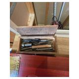 Lot of Misc. Tools, Thread Casers, Hand Saws, Tape Measure Etc.