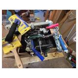 Box of Painting Supplies, Rollers, Pans, Brushes Etc.