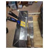 Bin of Drywall Tools Various Sizes