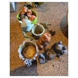 Misc. Frog Related Yard Decor Items