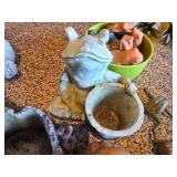 Misc. Frog Related Yard Decor Items