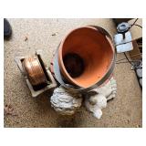 Assorted Pots and Yard Decor