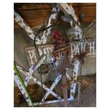 Assorted Lot of Outdoor Decorative Items