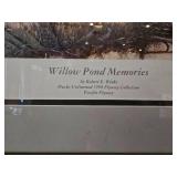 (2) Duck Pictures Robert Binks " Willow Pond Woodies" with Smaller Wood Duck Picture