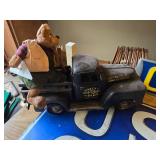 Assorted Automotive Decor, Chevy Signs, Vintage Tonka Truck