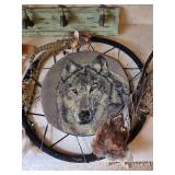 Wolf Dreamcatcher, Elephant Coat Hangers and Old Water Faucet Coat Rack
