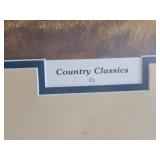Large Dale Klee Framed Print "Country Classics"