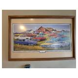 Large Dale Klee Framed Print "Impala Heaven"