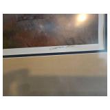 Large Dale Klee Framed Print "Winter Evening"