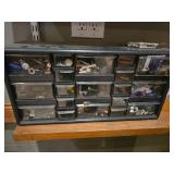 (3) Storage Bins Filled with Assorted Hardware