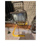 Assorted Air Hoses, Extension Cord and Work Light