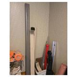 Contents of Corner, Misc. Steel, Yard Fabric, Fencing Etc.