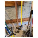 (2) Sledge Hammers and Axe