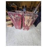 (3) Decorative Outdoor pots