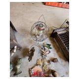 Assorted outdoor yard Decor and Bird House