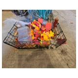 Assorted Decorating Items and Decorative Pots