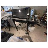 Weber Gas Grille with Cover, 20lb Propane Tank and Accessories