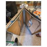 (4) Heavy Duty Moving Blankets, 6ft. Folding Table and Office Chair